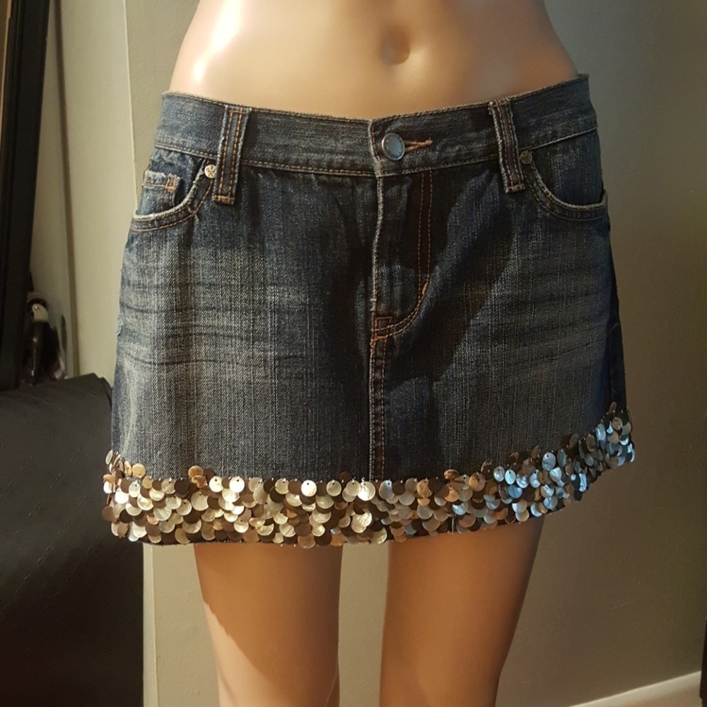 NEW Abercrombie & Fitch Jean skirt  EZRA FITCH 27